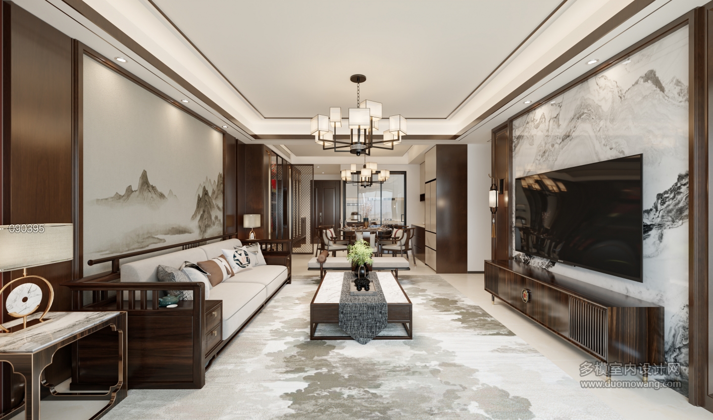 新中式客厅单张