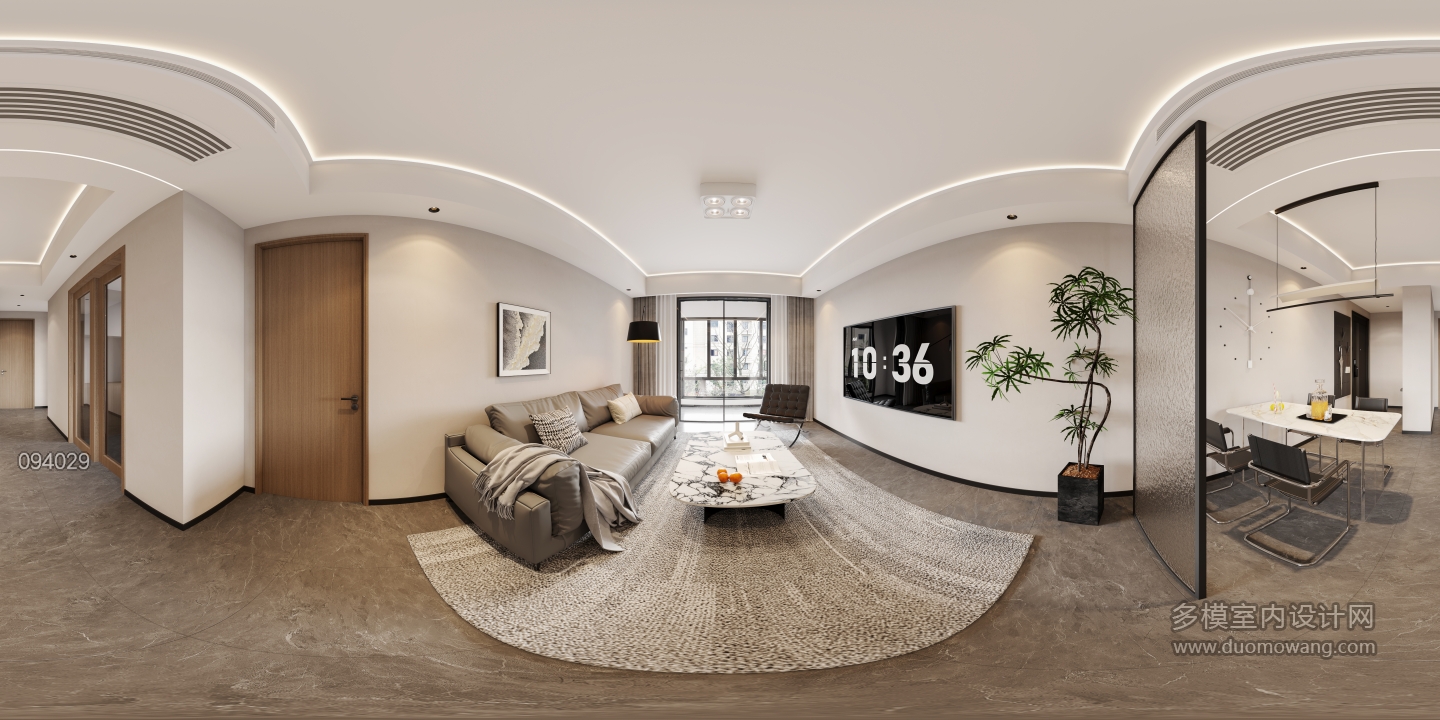 1现代客餐厅全景