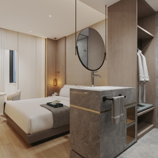 现代酒店客房二