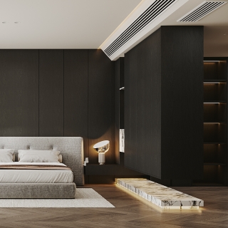 现代-卧室特写