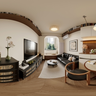 法式中古客餐厅全景