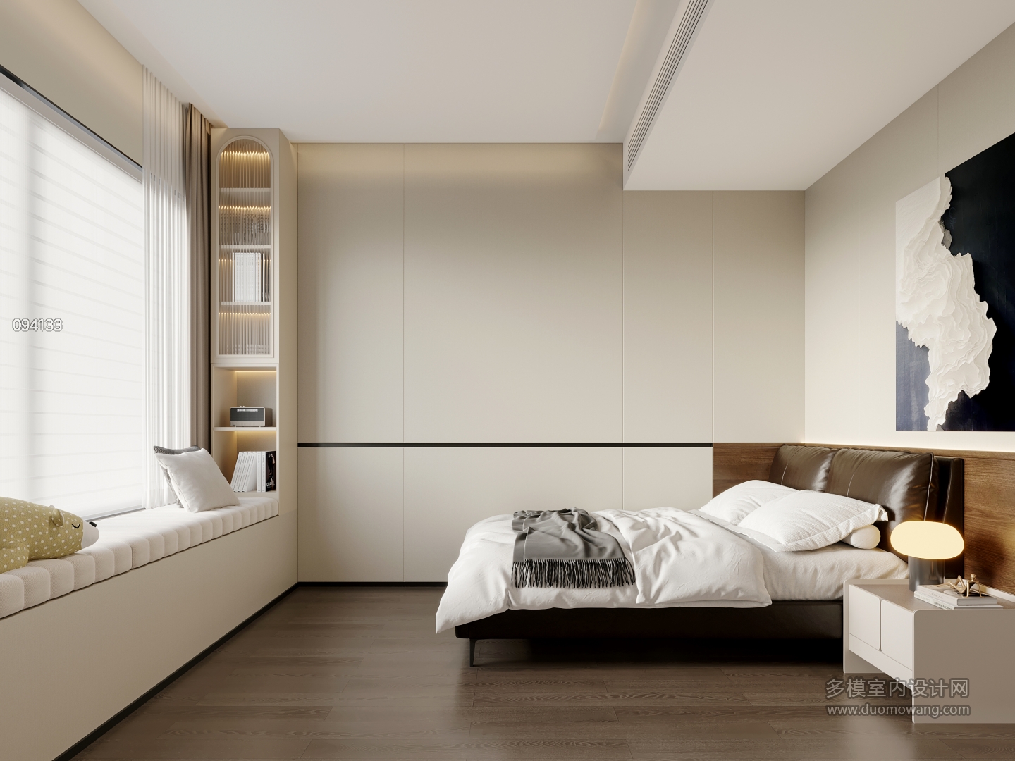 现代中古一层南次卧