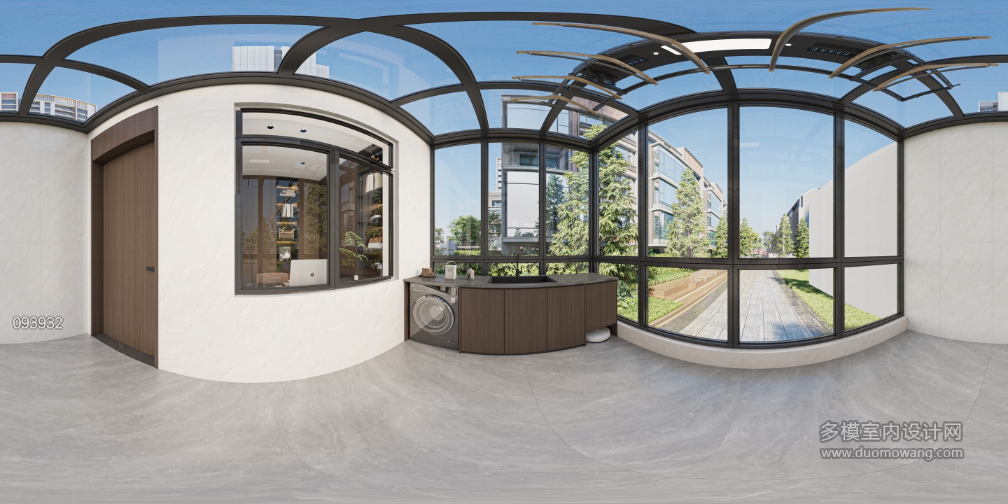 现代三楼阳光房 360