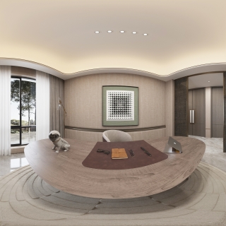 6_轻奢书房全景_0000