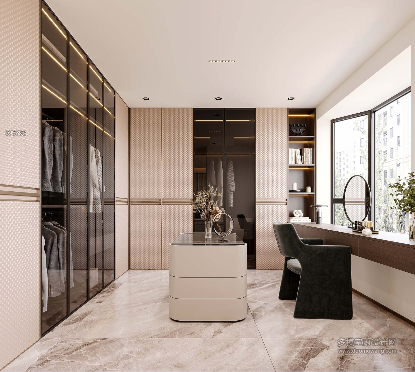 意式轻奢衣帽间