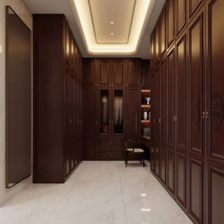 新中式一楼衣帽间