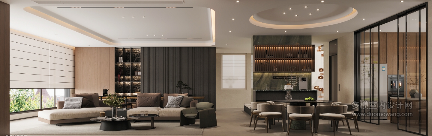 二楼客餐厅视角1