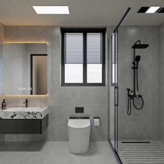 西阳自建房_一层客卫001