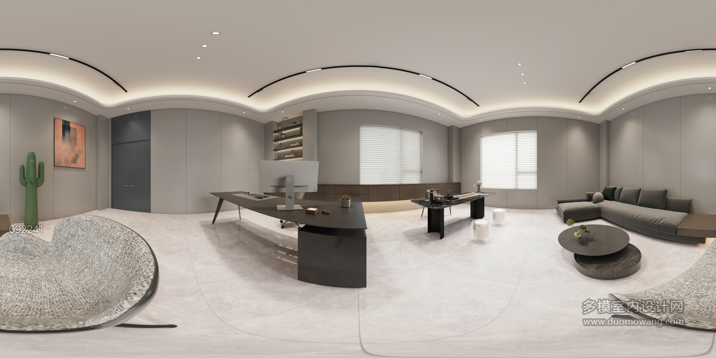 现代办公一楼办公室全景