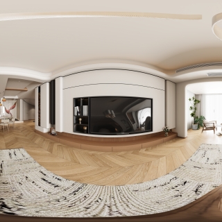 原木客餐厅全景