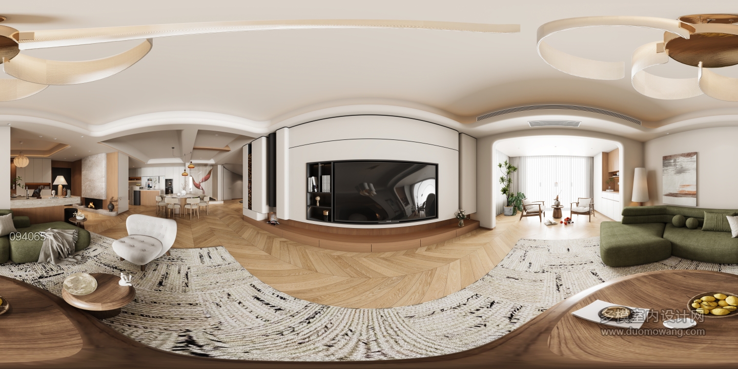 原木客餐厅全景