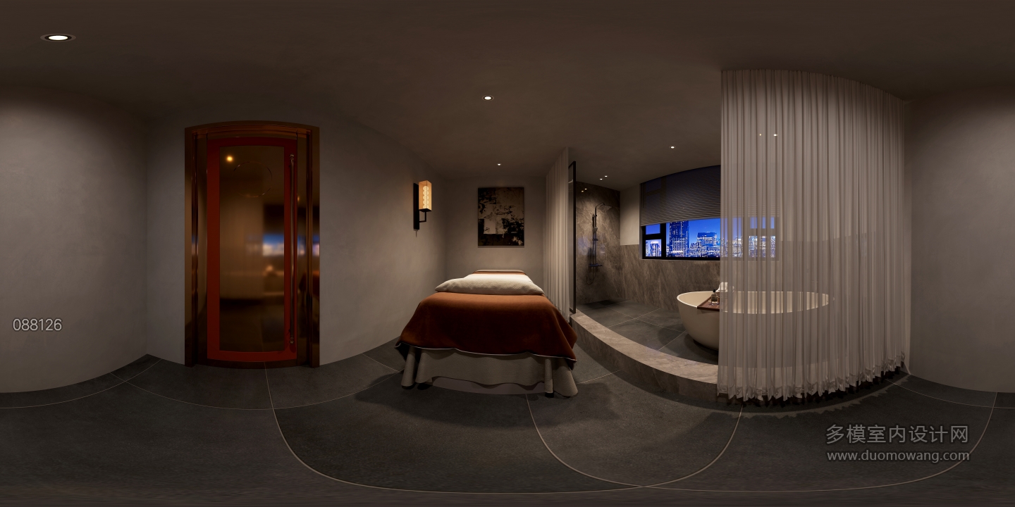 现代二楼洗澡室2