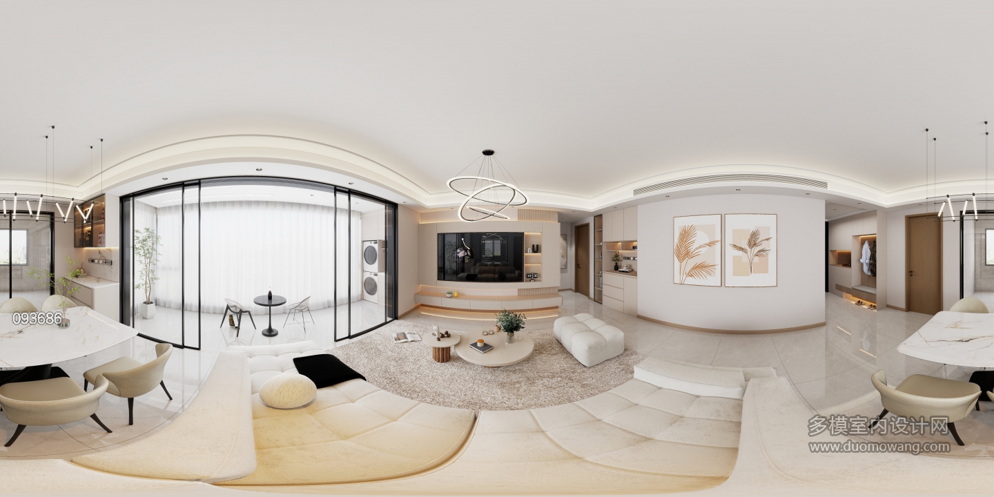 现代-客餐厅（方案一）