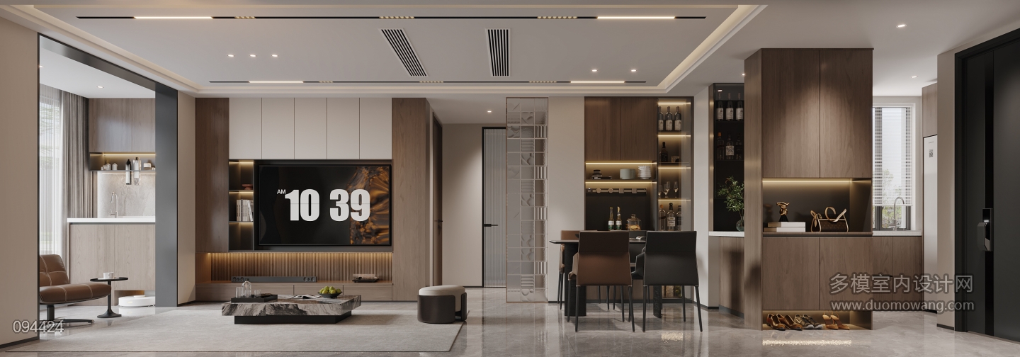 意式电视背景特写