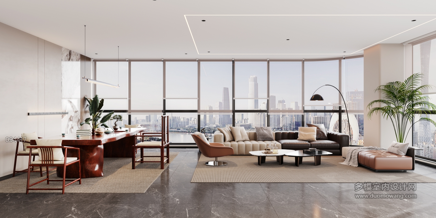 3现代办公室单张