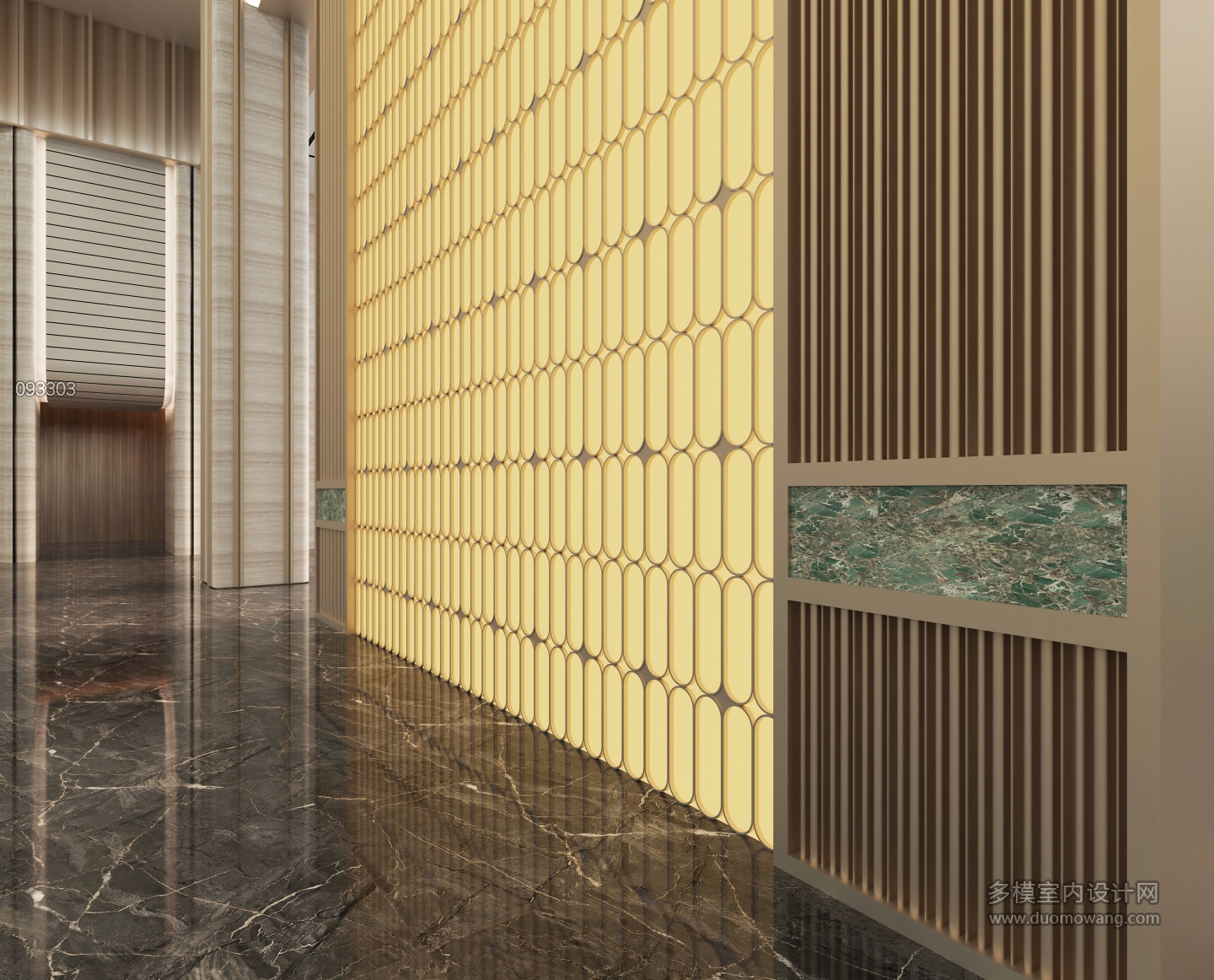 现代大厅方案1特写 (1)