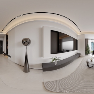 黑白灰客餐厅360