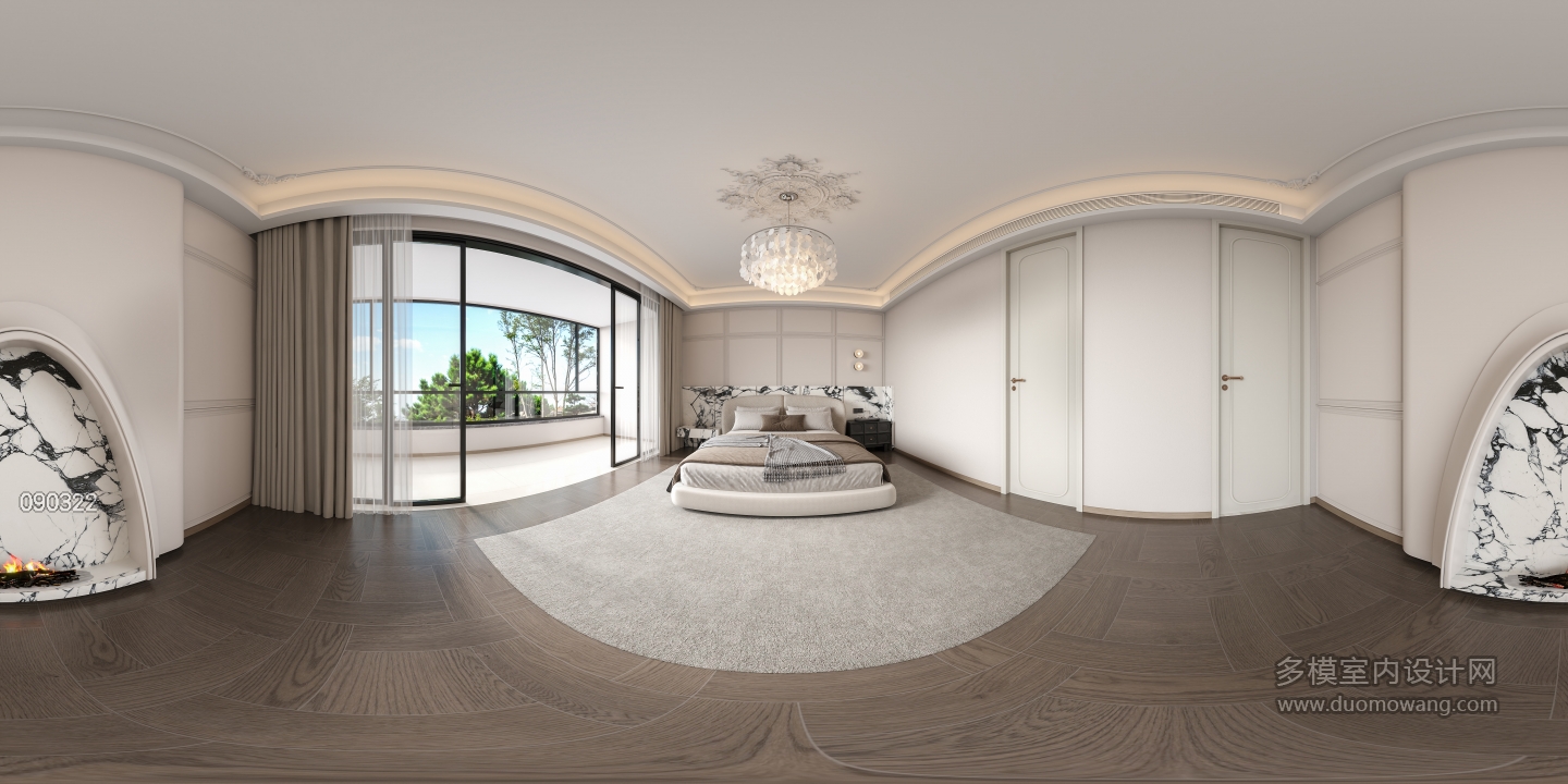 法式 二层 主卧 1