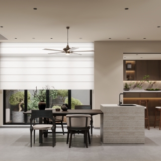 新中式一层餐厅