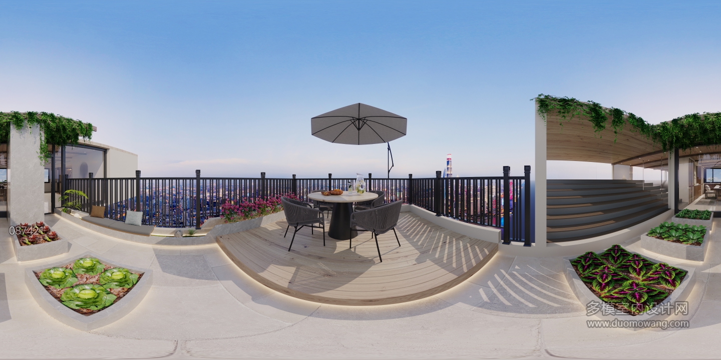 宋式三楼菜地全景