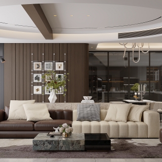 意式一楼客餐厅