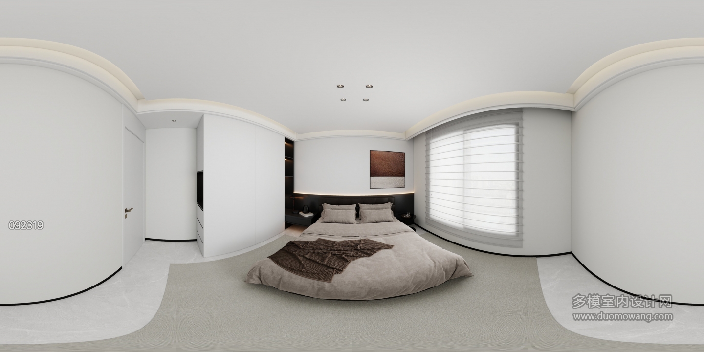 现代-一楼卧室
