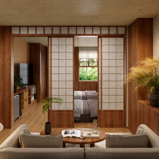 诧寂二楼双床房