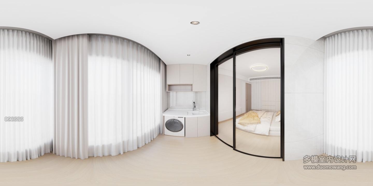 现代-老人房阳台