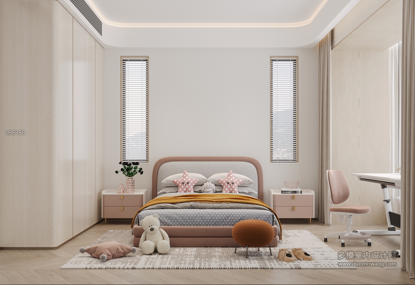 现代小女儿房特写