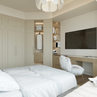 现代主人房特写1