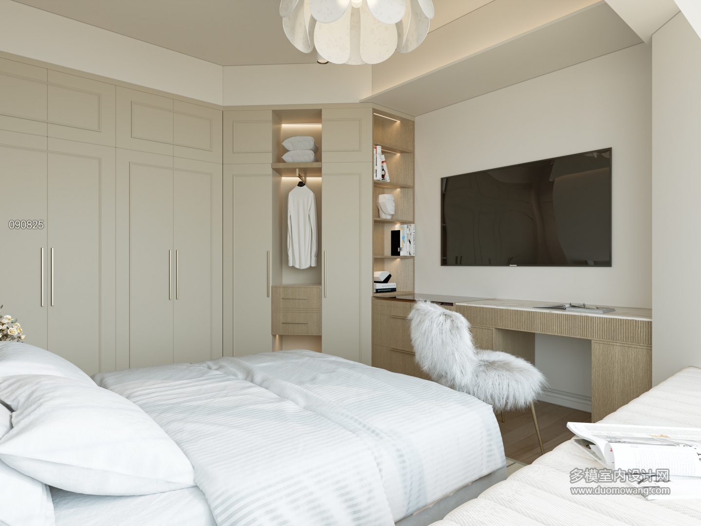 现代主人房特写1