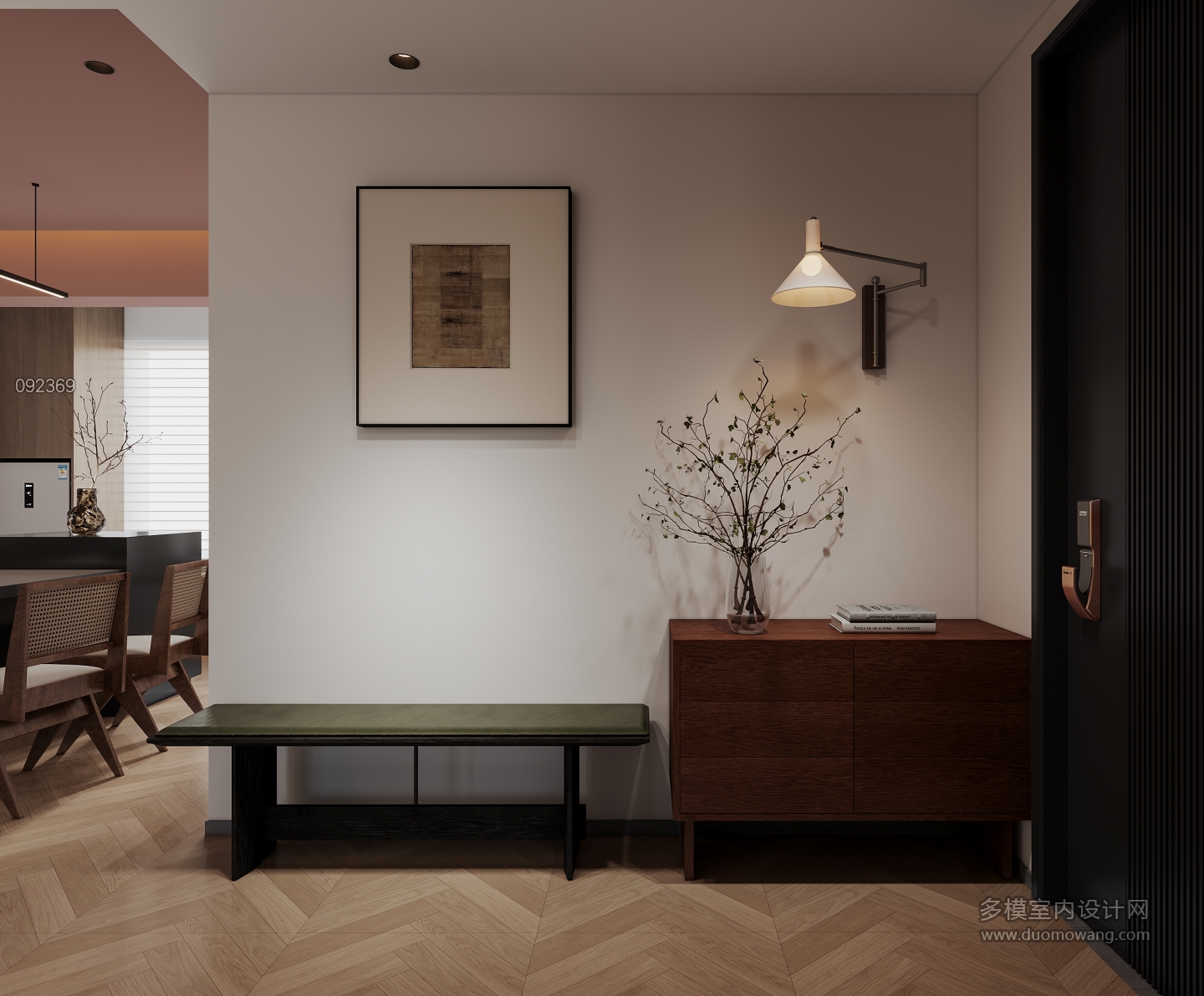 现代办公室进门