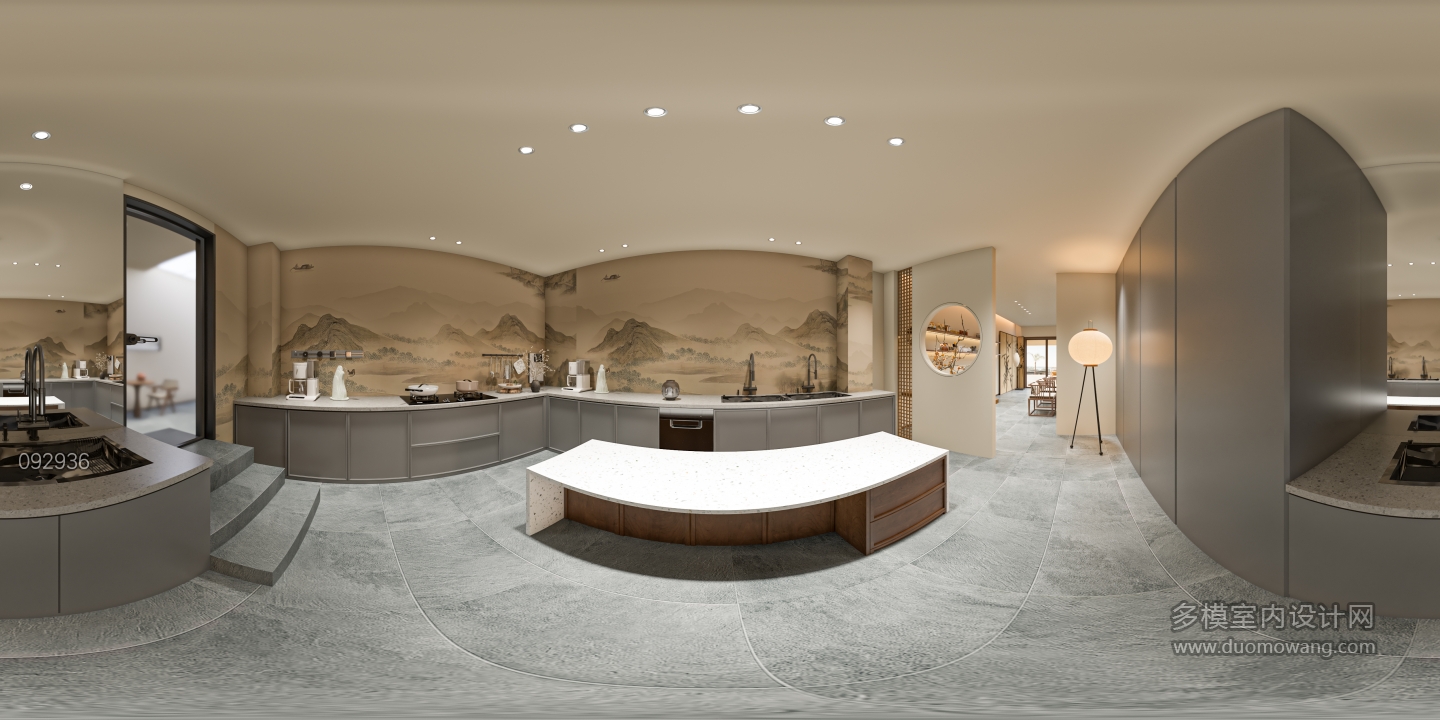 新中式宋代风店铺全景3