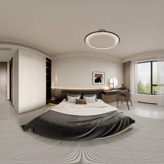 意式一层主卧全景