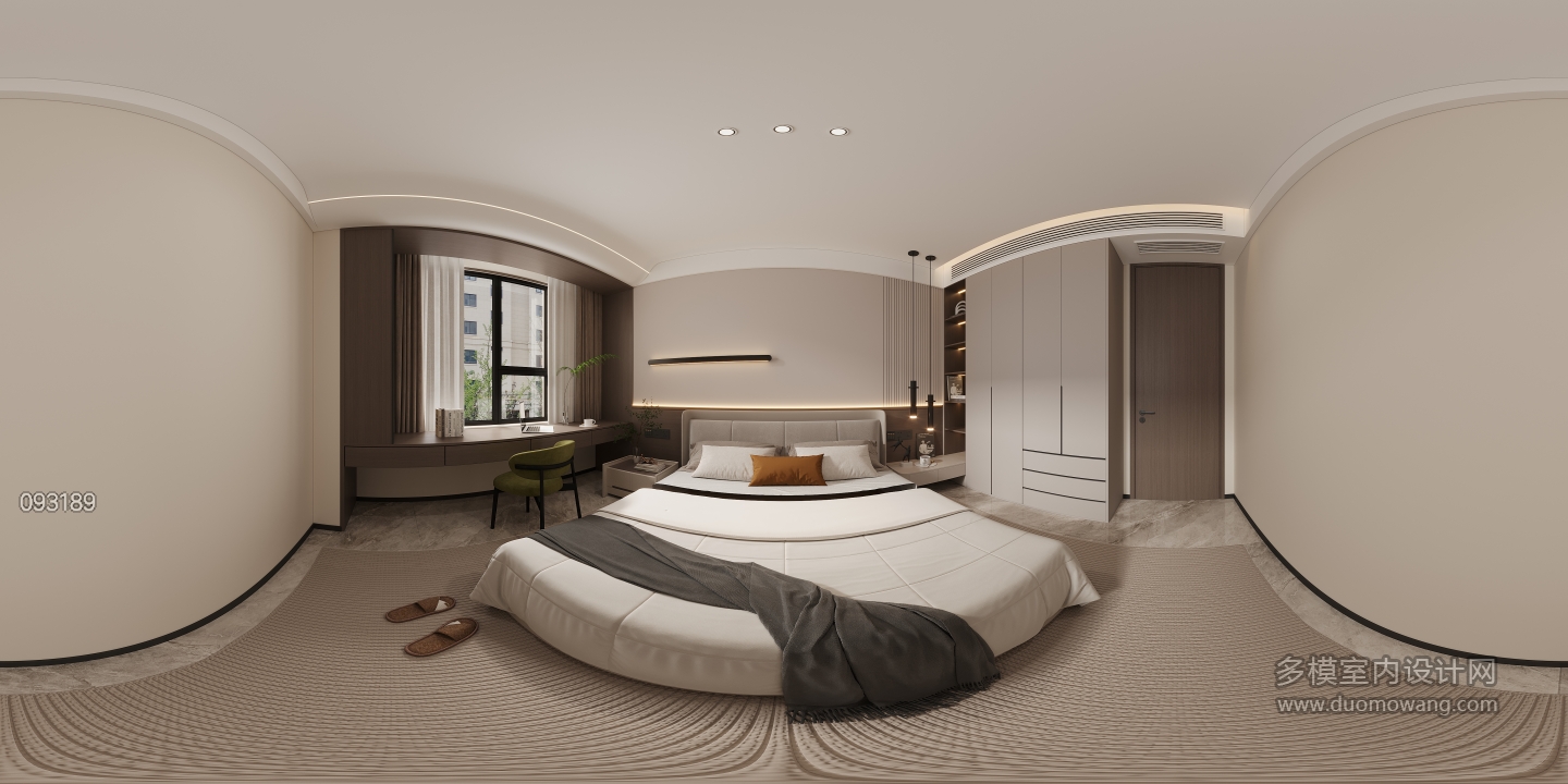 现代儿童房全景