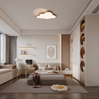 现代儿童房南特写