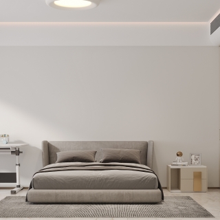 现代男孩房特写