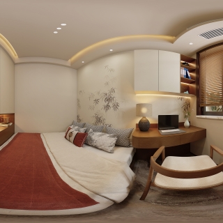 新中式次卧房四360