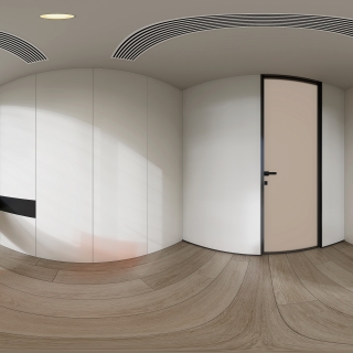 现代四楼主卧衣帽间360