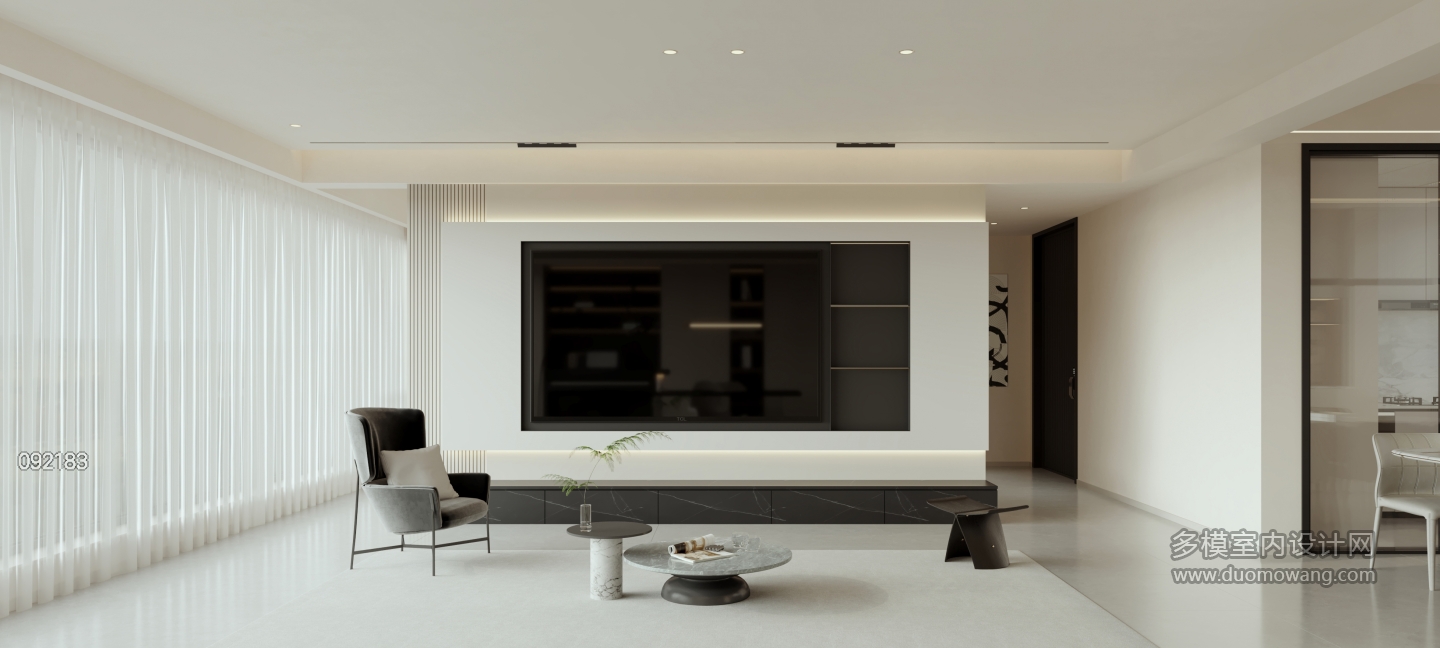 现代 客餐厅 单张3