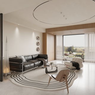 现代 客餐厅 单张1