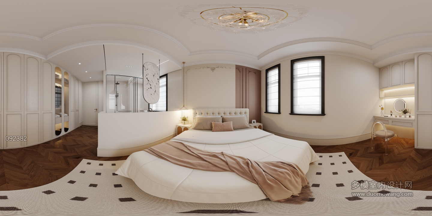 法式-二层卧室1全景