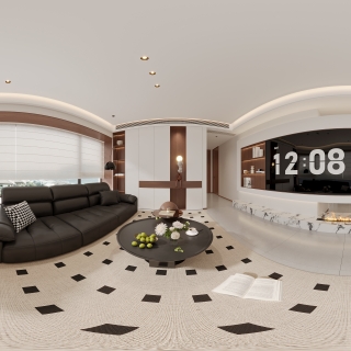 现代中古风客餐厅