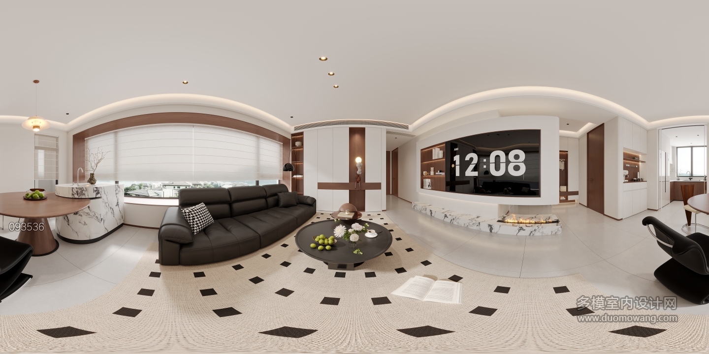 现代中古风客餐厅