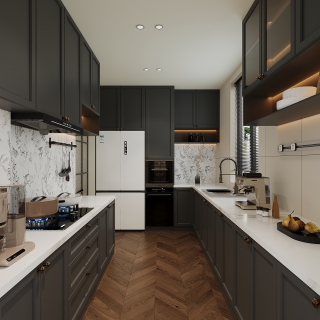 法式一楼厨房单张