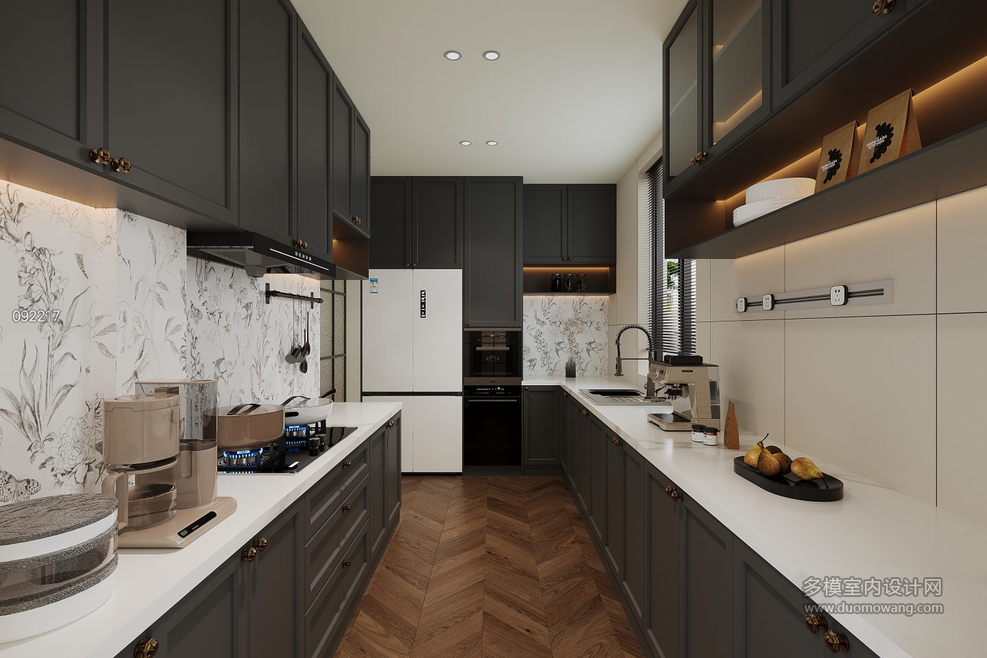 法式一楼厨房单张