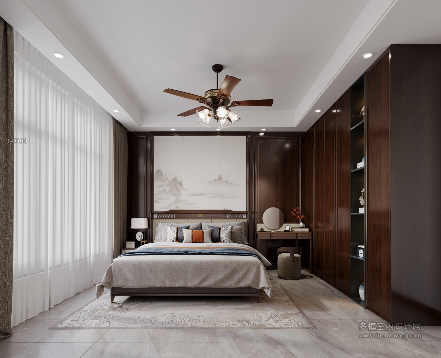 新中式一层老人房