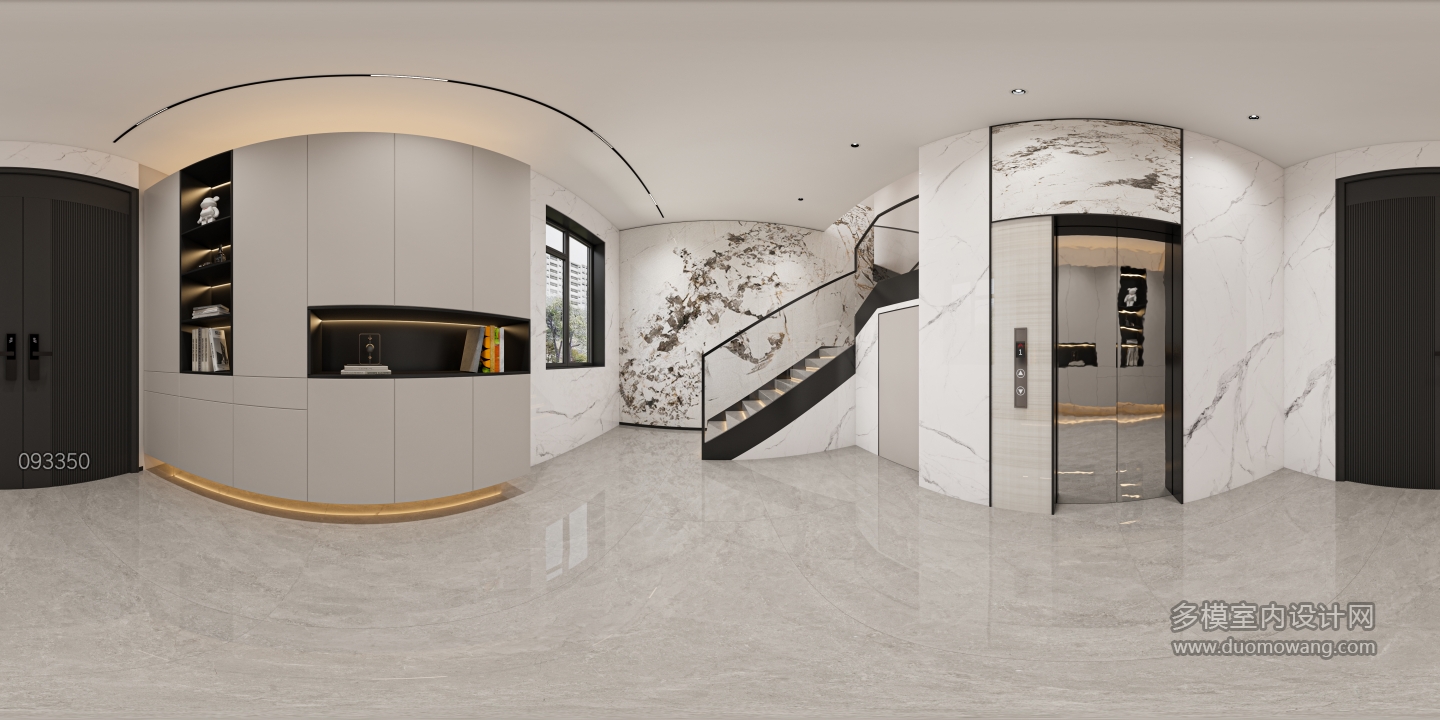 现代1 楼门厅 360