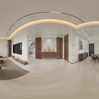 傅总自建房_一层客厅