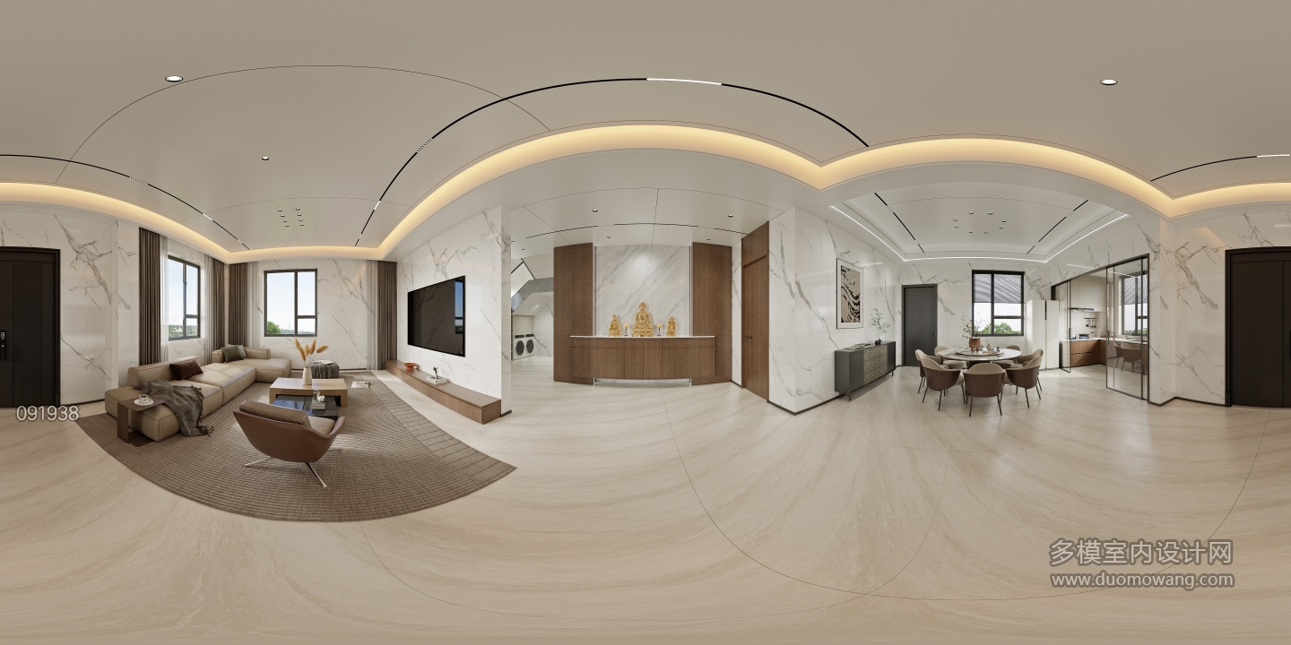 傅总自建房_一层客厅